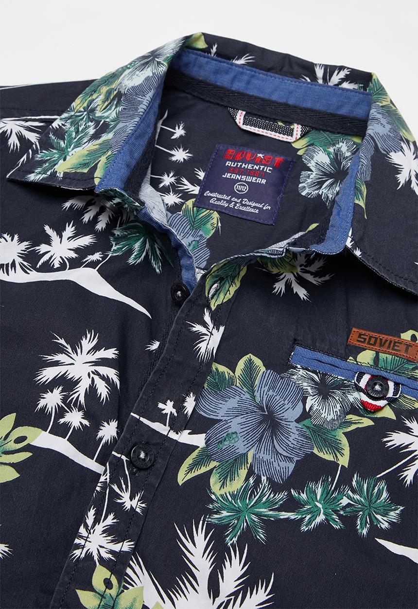 SOVIET - Boys shirt - navy