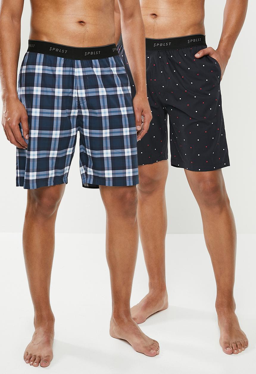 Superbalist - 2 Pack woven sleep shorts - multi