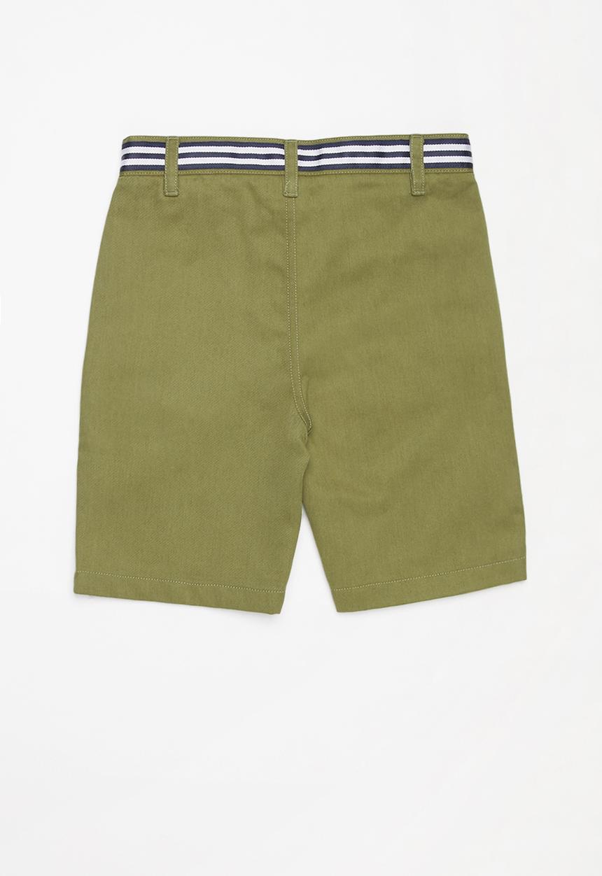 POLO - Boys bradley chino short - olive