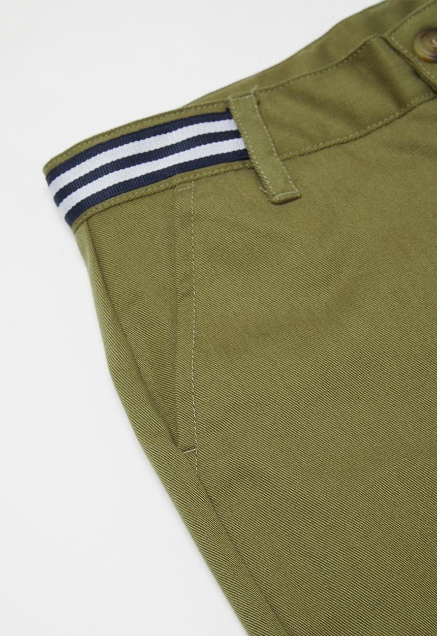 POLO - Boys bradley chino short - olive