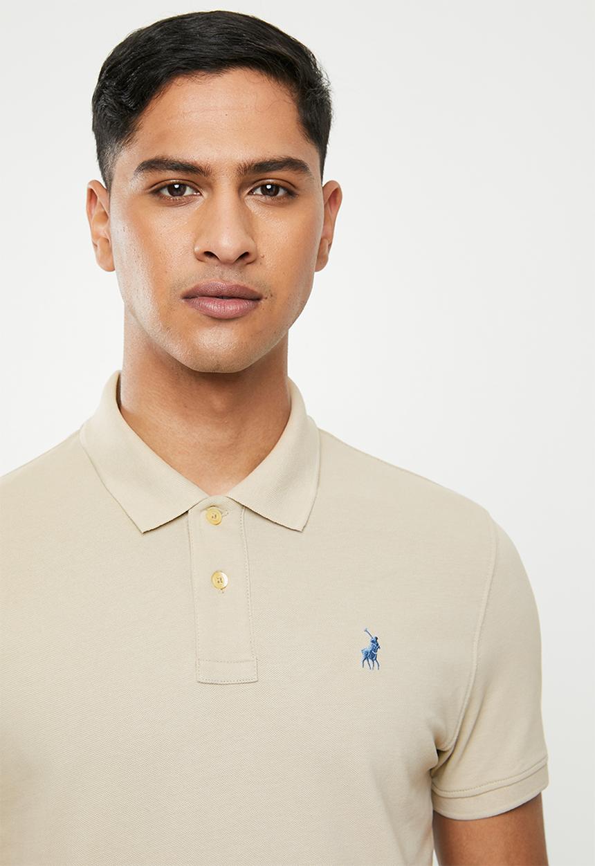 POLO - Carter custom fit pique golfer - stone