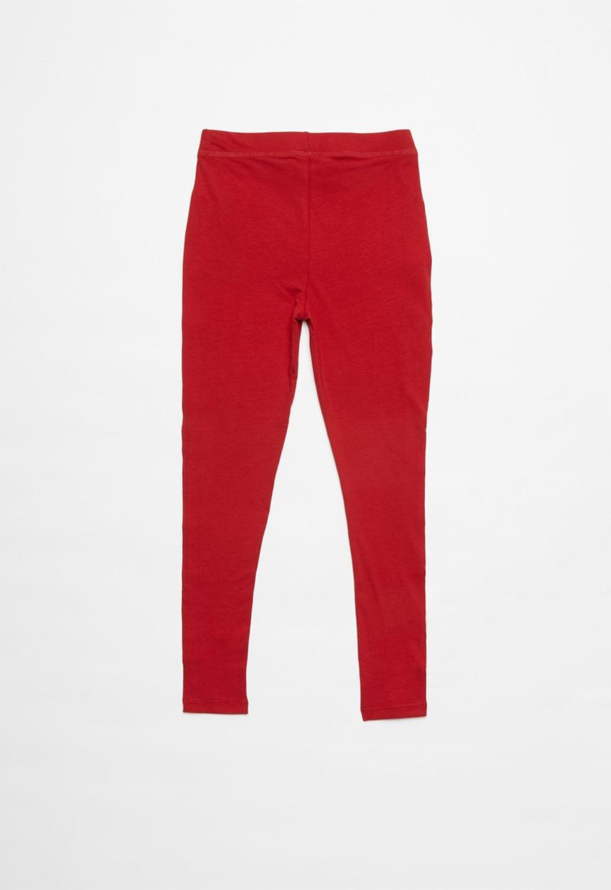 Levi’s® - Girls logo tape leggings - red