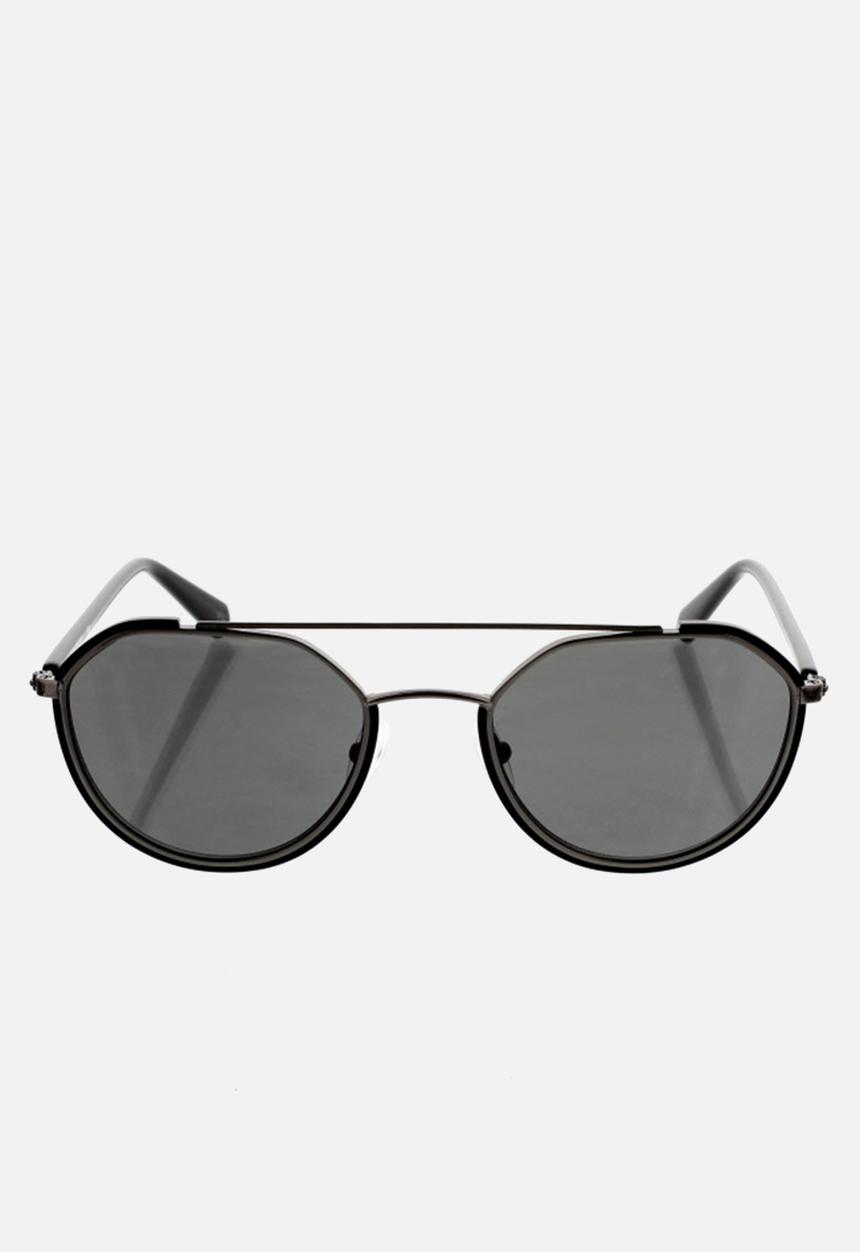 CALVIN KLEIN JEANS - DNU - Calvin klein jeans round sunglasses  - matte black