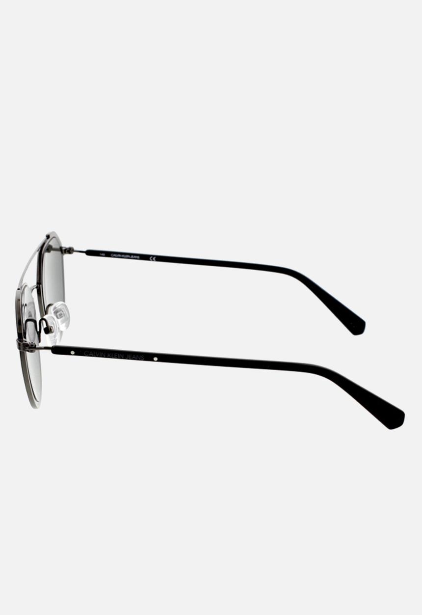 CALVIN KLEIN JEANS - DNU - Calvin klein jeans round sunglasses  - matte black