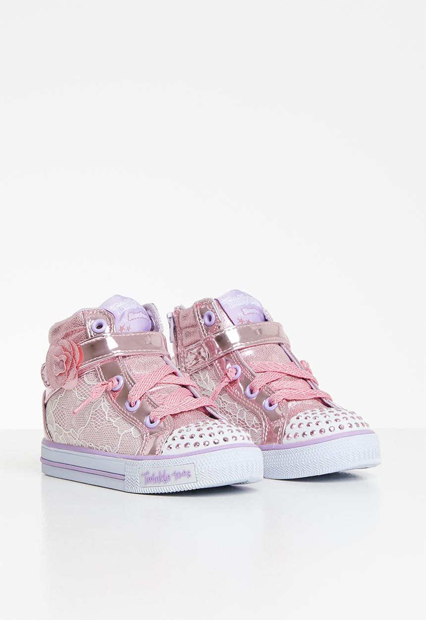 Skechers - Shuffles-doily dance - pink & purple 