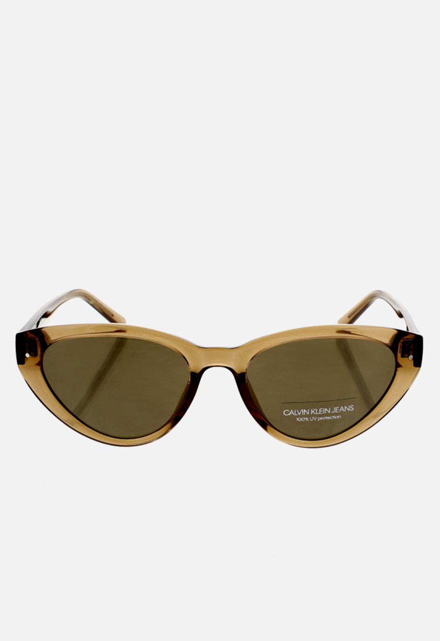 CALVIN KLEIN JEANS - DNU - Calvin klein jeans cat eye sunglasses  - crystal taupe