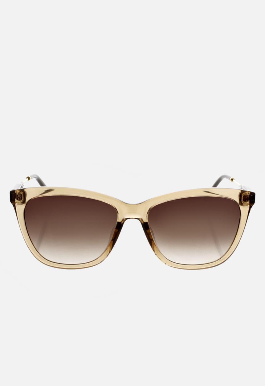 CALVIN KLEIN JEANS - DNU - Calvin klein jeans rectangle sunglasses  - crystal taupe