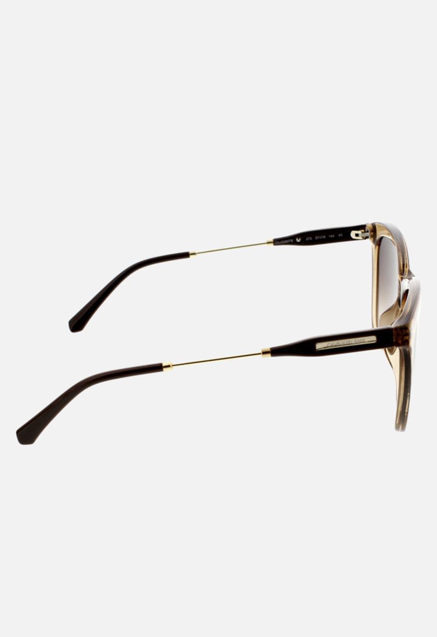 CALVIN KLEIN JEANS - DNU - Calvin klein jeans rectangle sunglasses  - crystal taupe