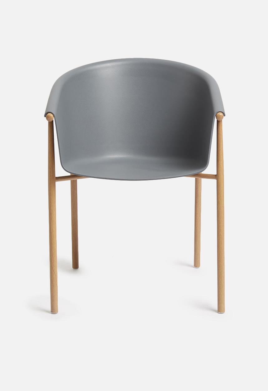Sixth Floor - Akina dining chair - charcoal