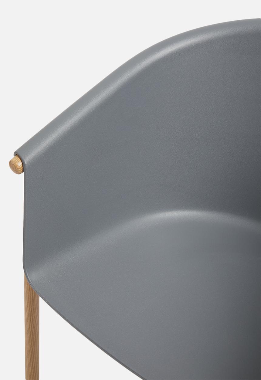 Sixth Floor - Akina dining chair - charcoal