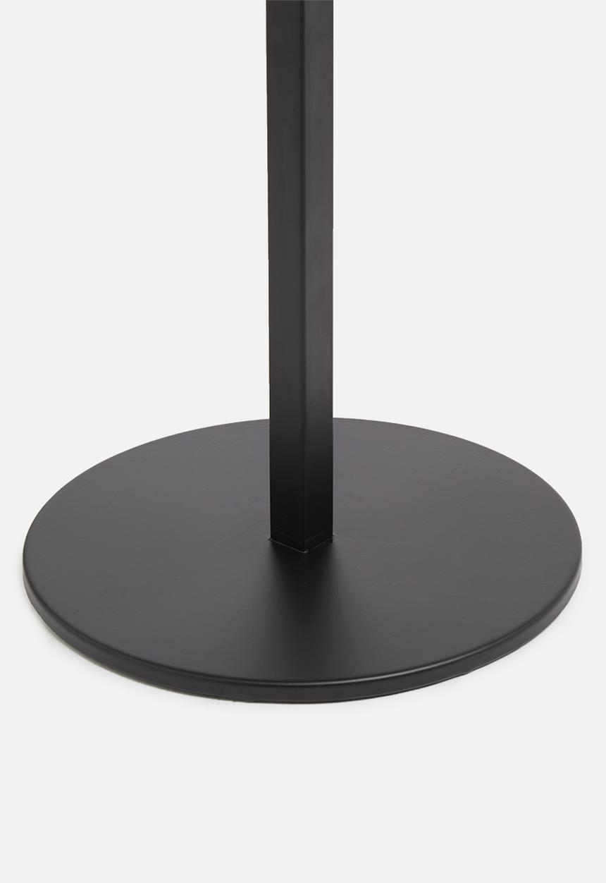 Sixth Floor - Small round  tray table - black