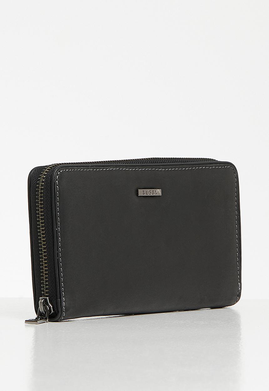 BUSBY - Zulu clutch purse - black