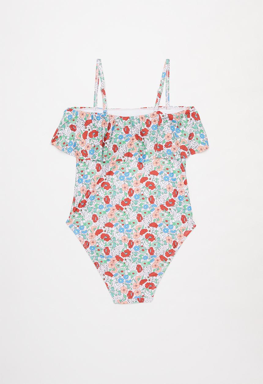 Free by Cotton On - Willow frill one piece - multi 