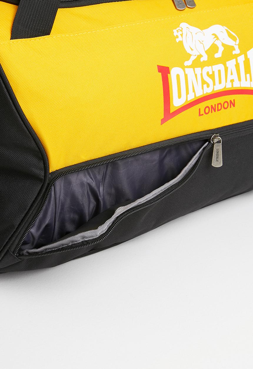 Lonsdale - Travel bag - black & yellow