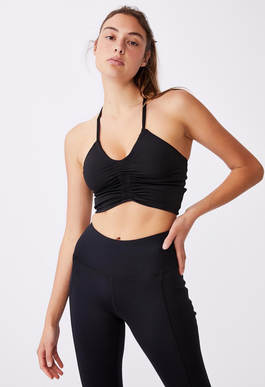 Cotton On - Love you a latte ruched vestlet - black