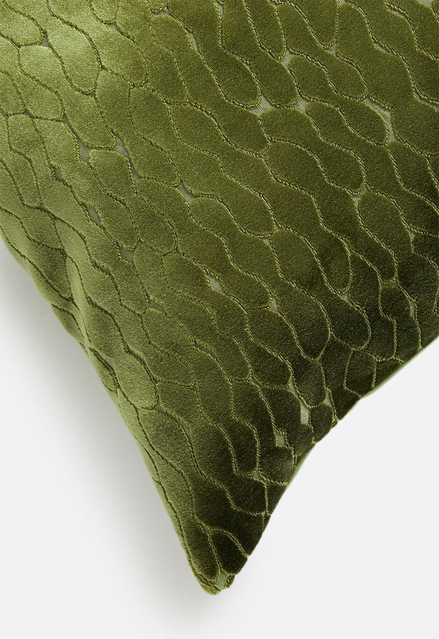 Hertex Haus - Scarab cushion cover - olive