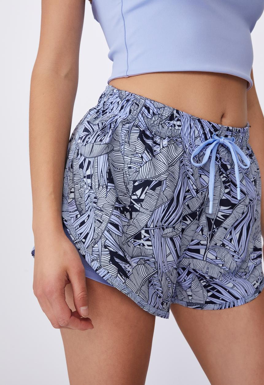 Cotton On - Move jogger short - minimal leaf