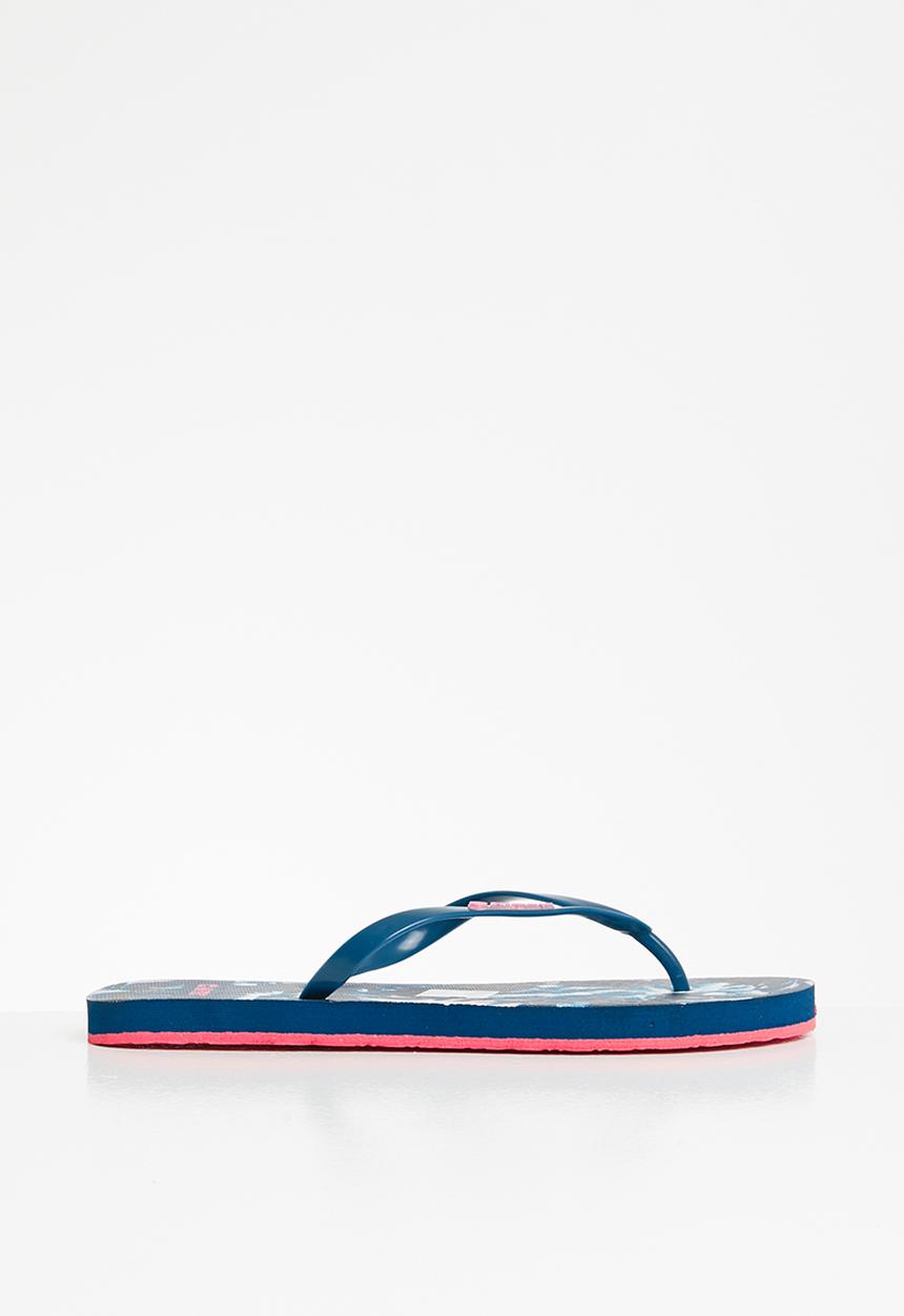 Hi-Tec - Leo slide - floral blue