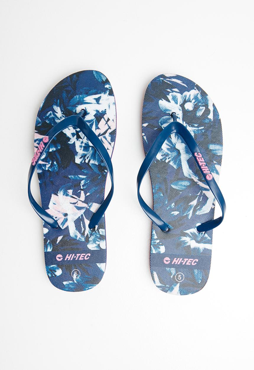 Hi-Tec - Leo slide - floral blue