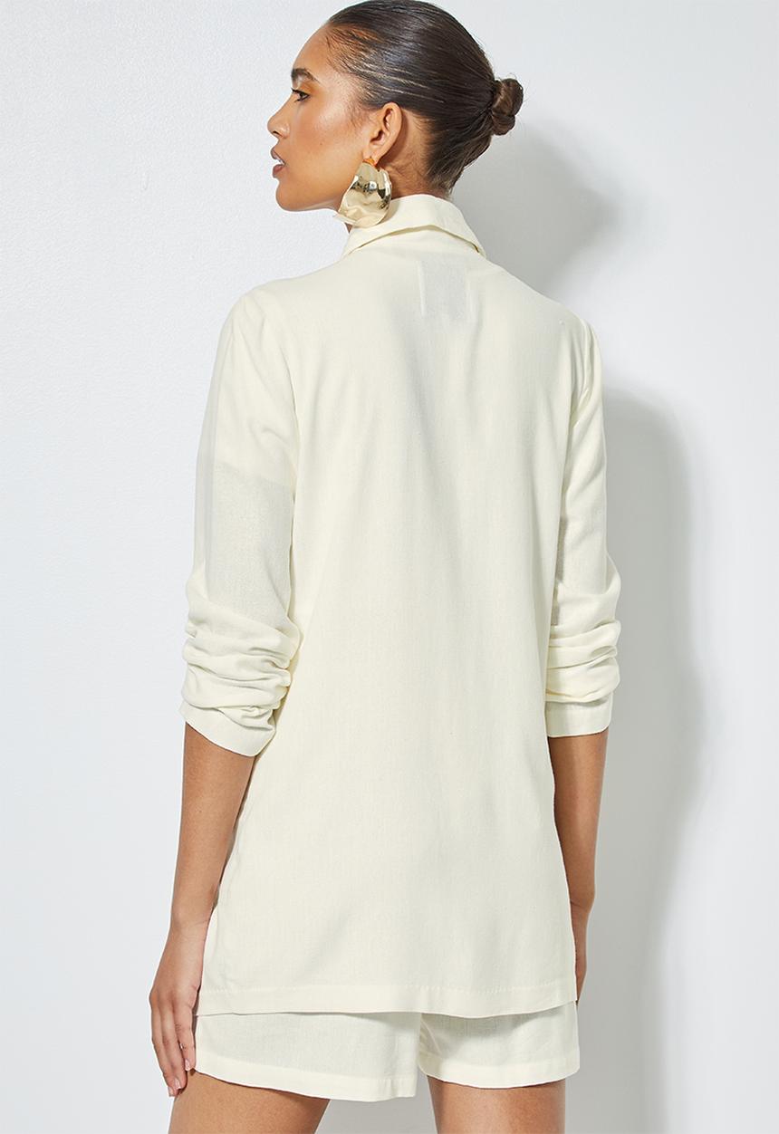 Superbalist - Linen blend blazer - neutral