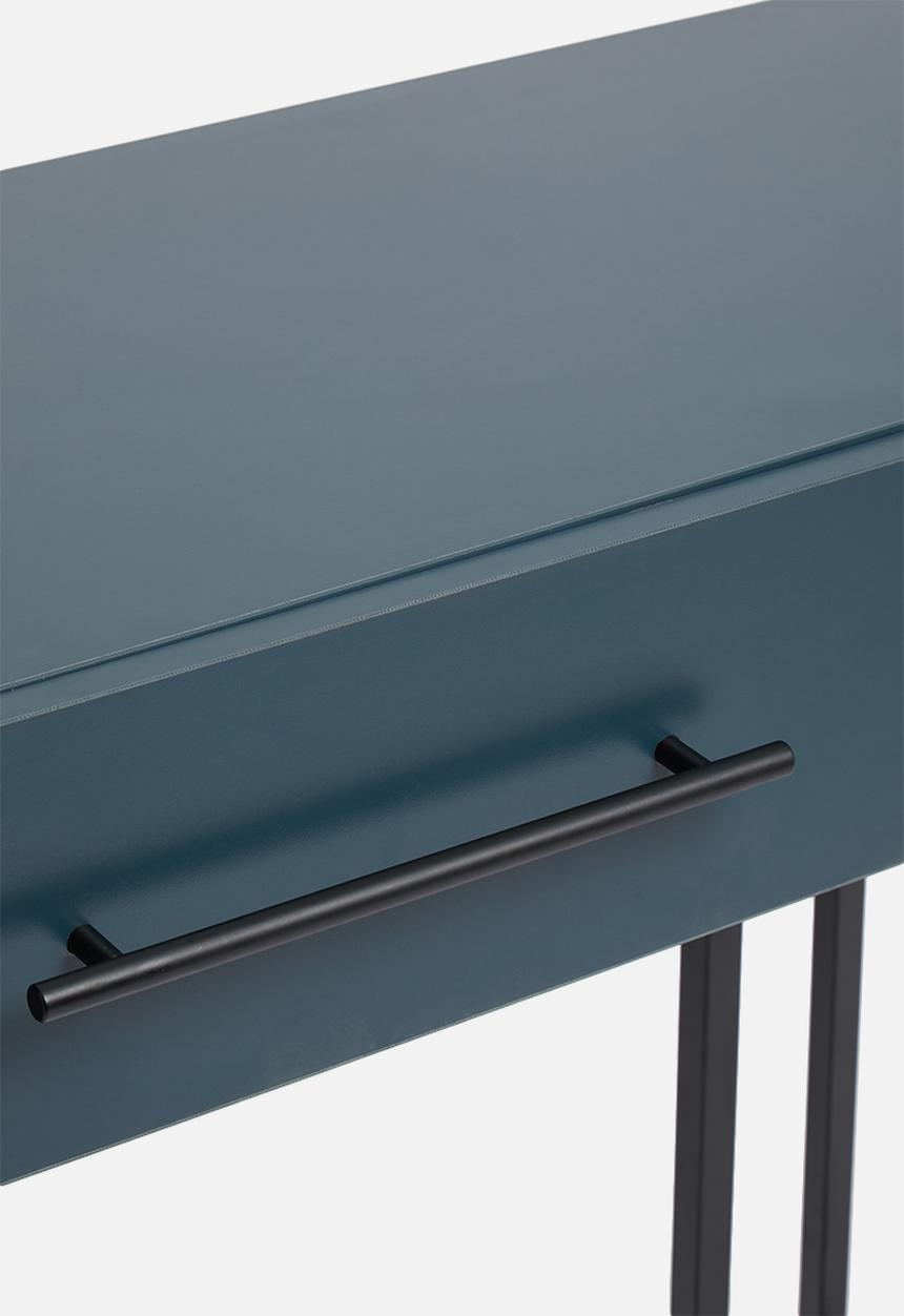 Sixth Floor - Deco desk - black & petrol