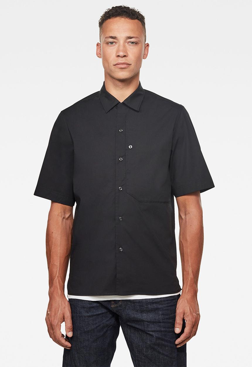 G-STAR - Stalt service short sleeve shirt - black