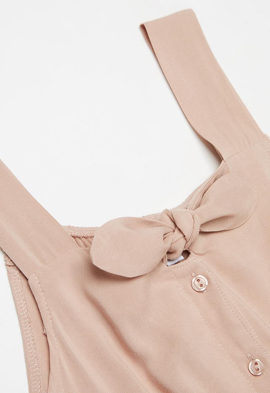 Superbalist - Front button sundress - pink