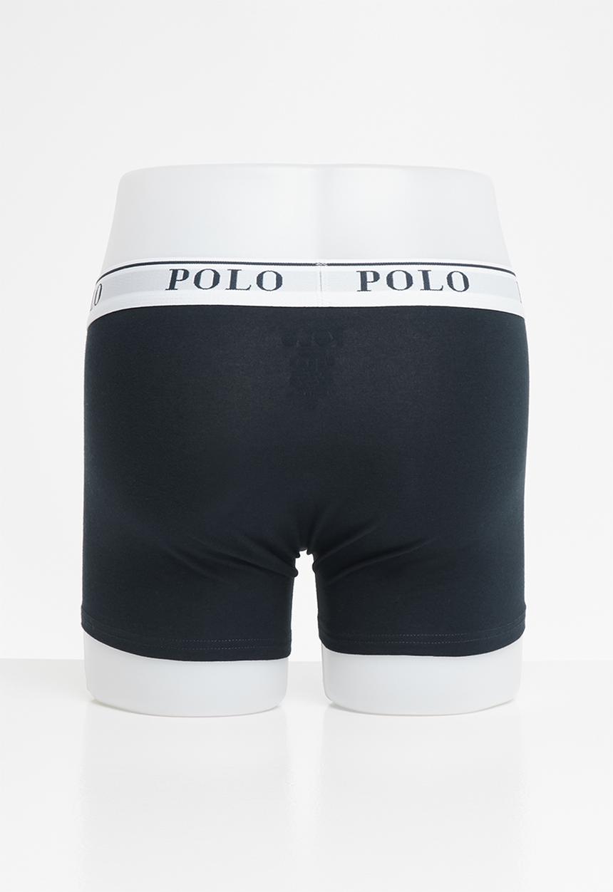 POLO - Ellis big pony knit boxer - navy & red 