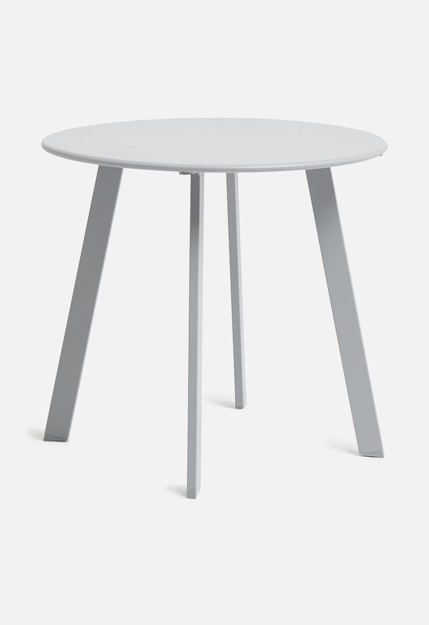H&S - Round outdoor side table 50cm - grey