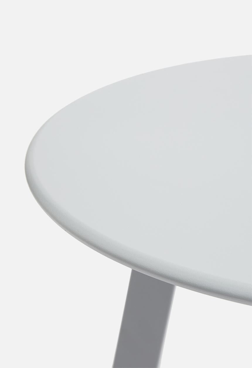 H&S - Round outdoor side table 50cm - grey