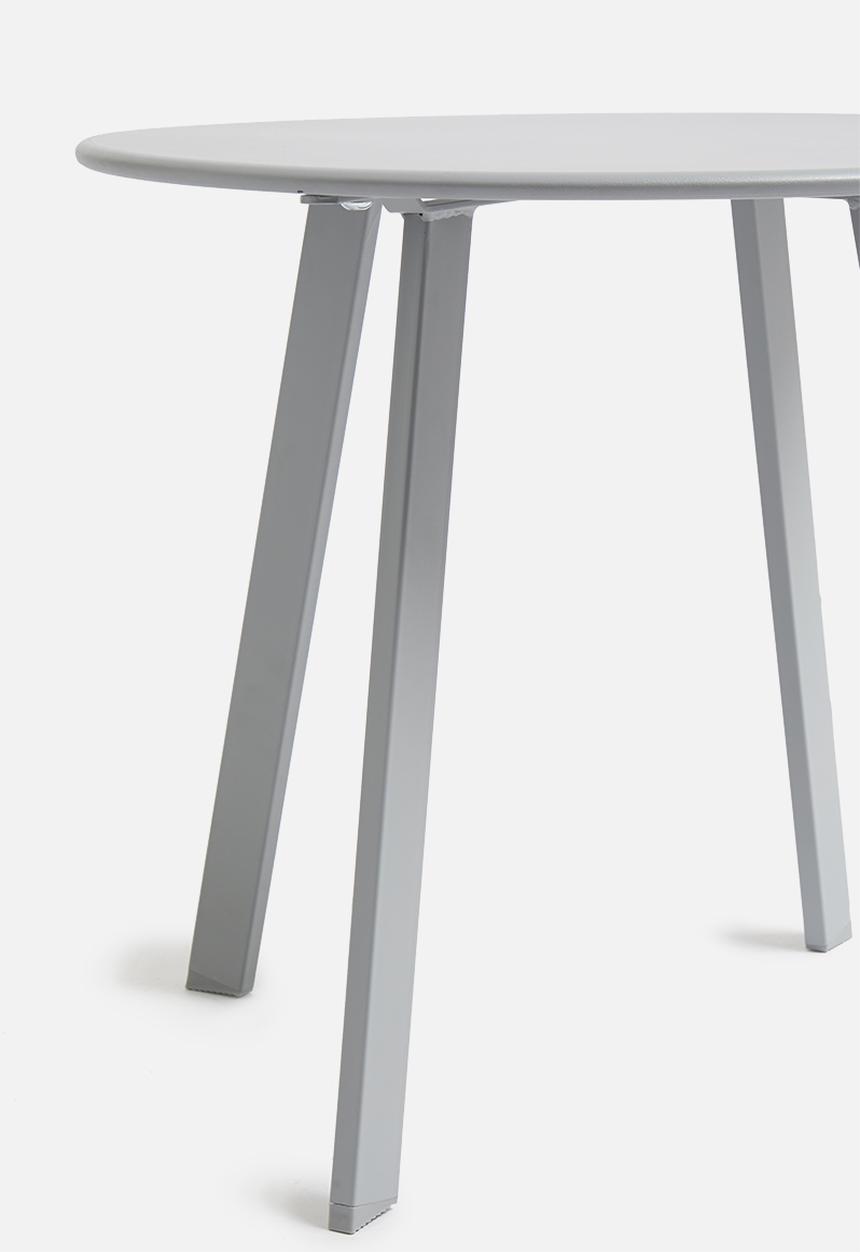 H&S - Round outdoor side table 50cm - grey