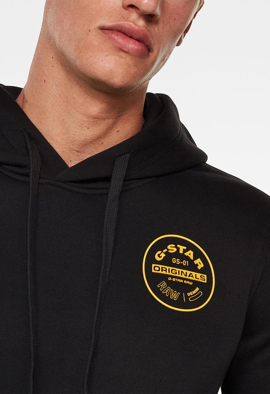 G-STAR - Round originals hdd sw long sleeve - black
