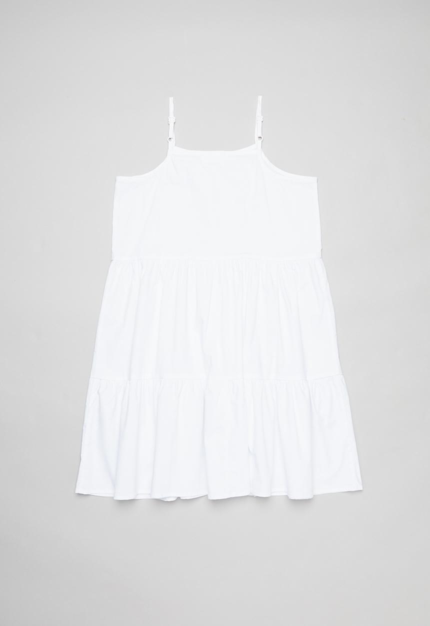 Superbalist - Tiered summer dress - white