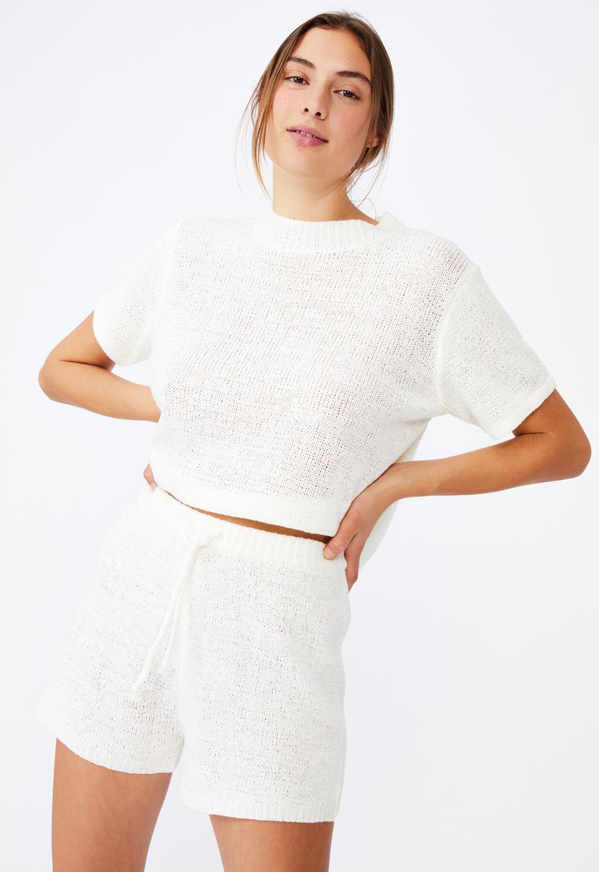 Cotton On - Summer lounge short - white