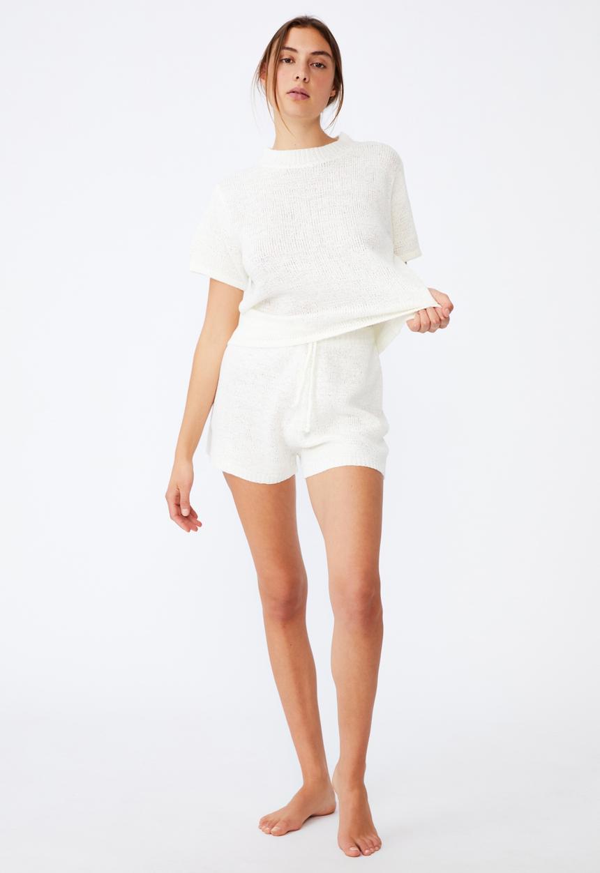 Cotton On - Summer lounge short - white