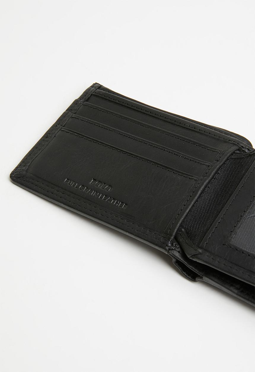 POLO - Tuscany leather sml multicard coin wallet - black