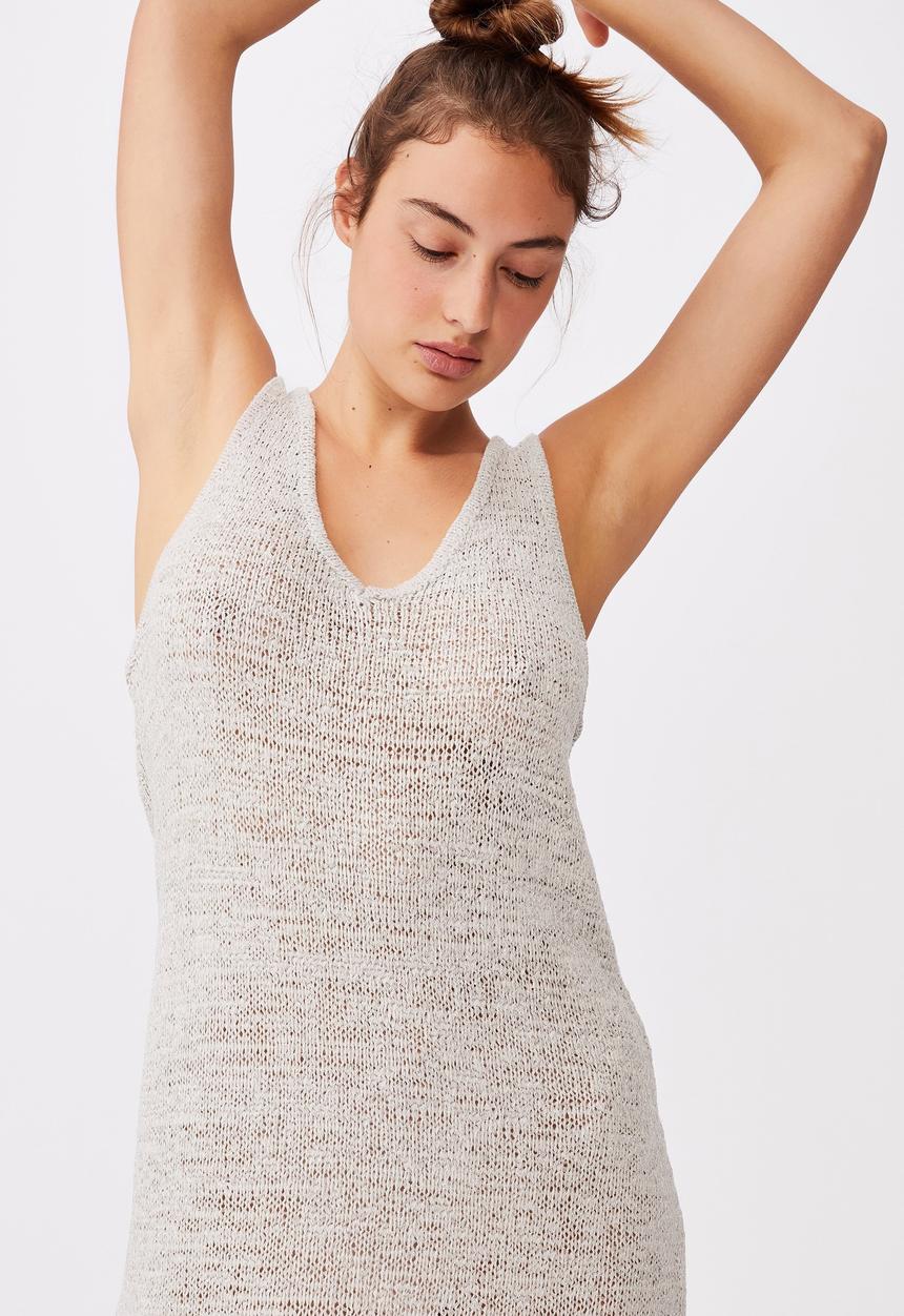 Cotton On - Summer lounge slip dress - grey silver