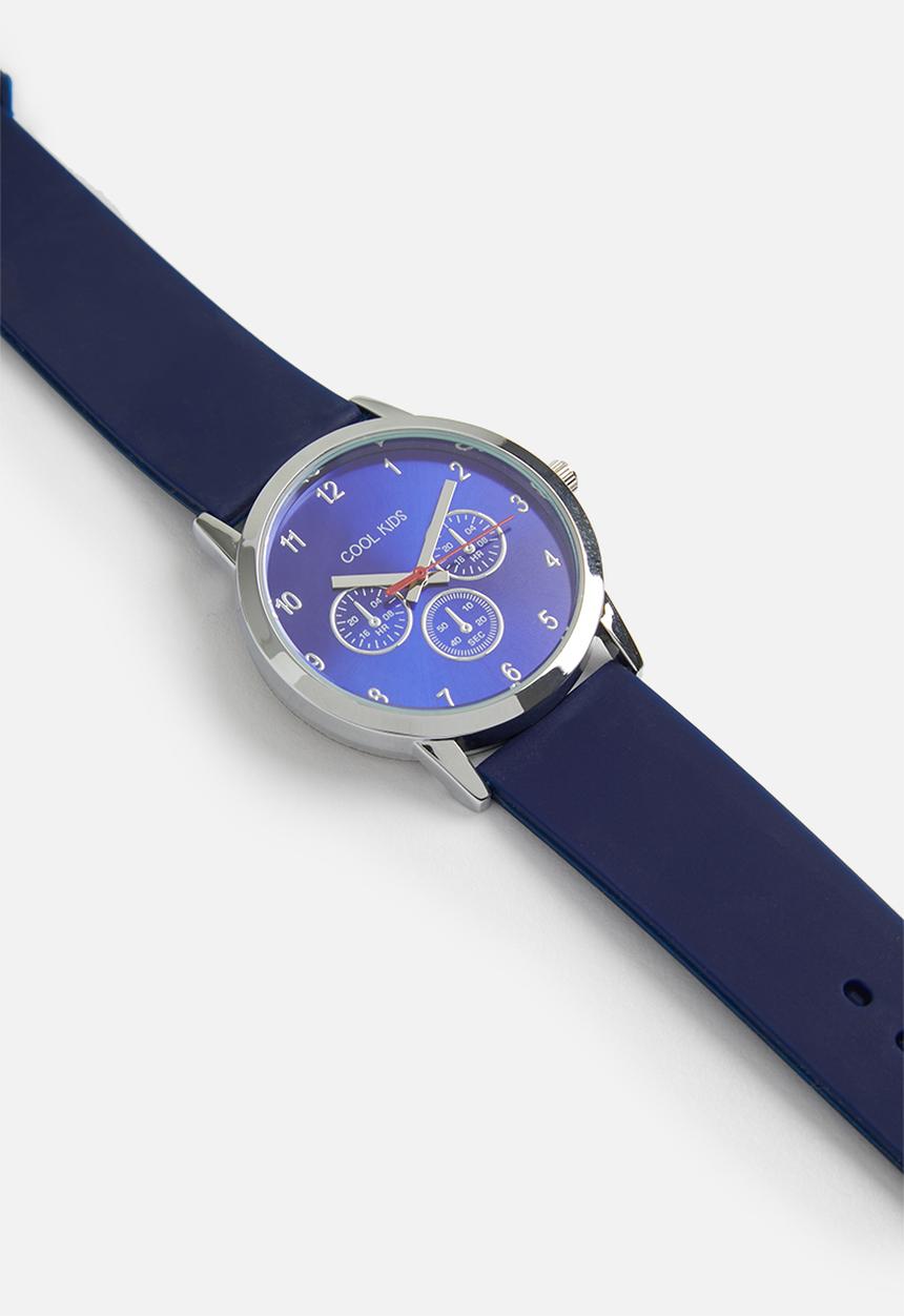 Cool Kids - Oxford watch - silver & navy