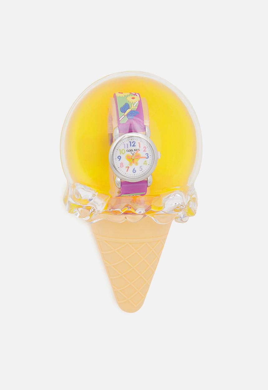 Cool Kids - Girls 3d butterfly watch - multi