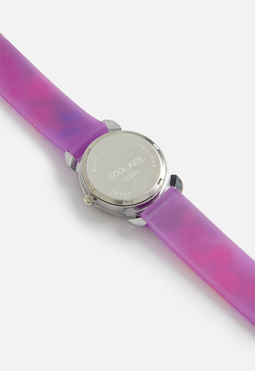 Cool Kids - Girls 3d butterfly watch - multi