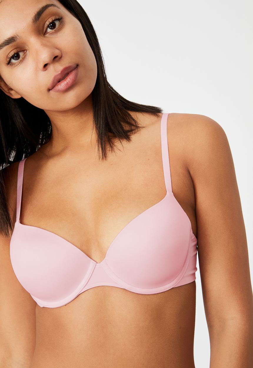 Cotton On - Ultimate comfort T-shirt bra - lilac snow