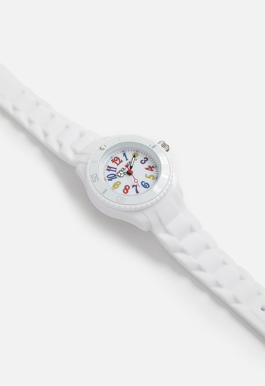 Cool Kids - Neon resin watch - white