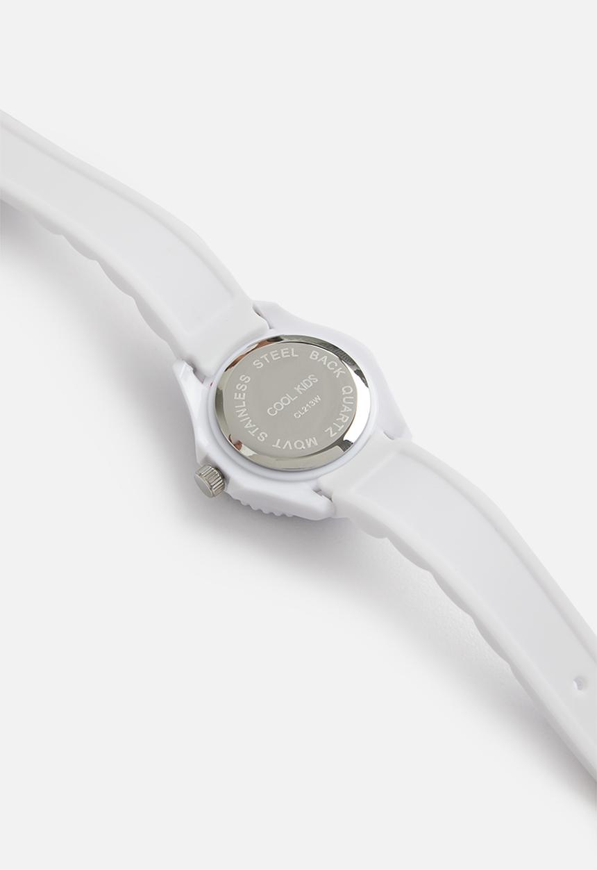 Cool Kids - Neon resin watch - white