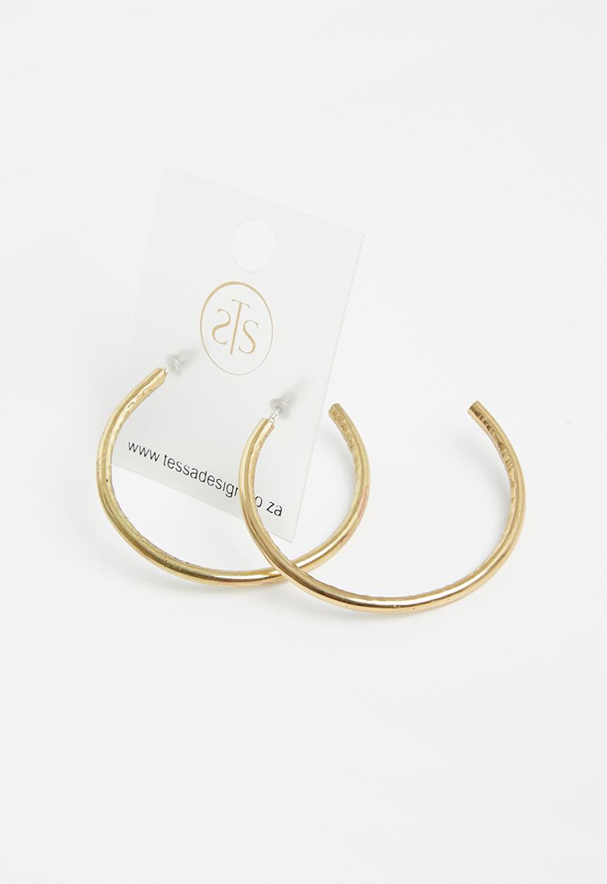 Tessa Design - Sabrina hoop earrings - gold
