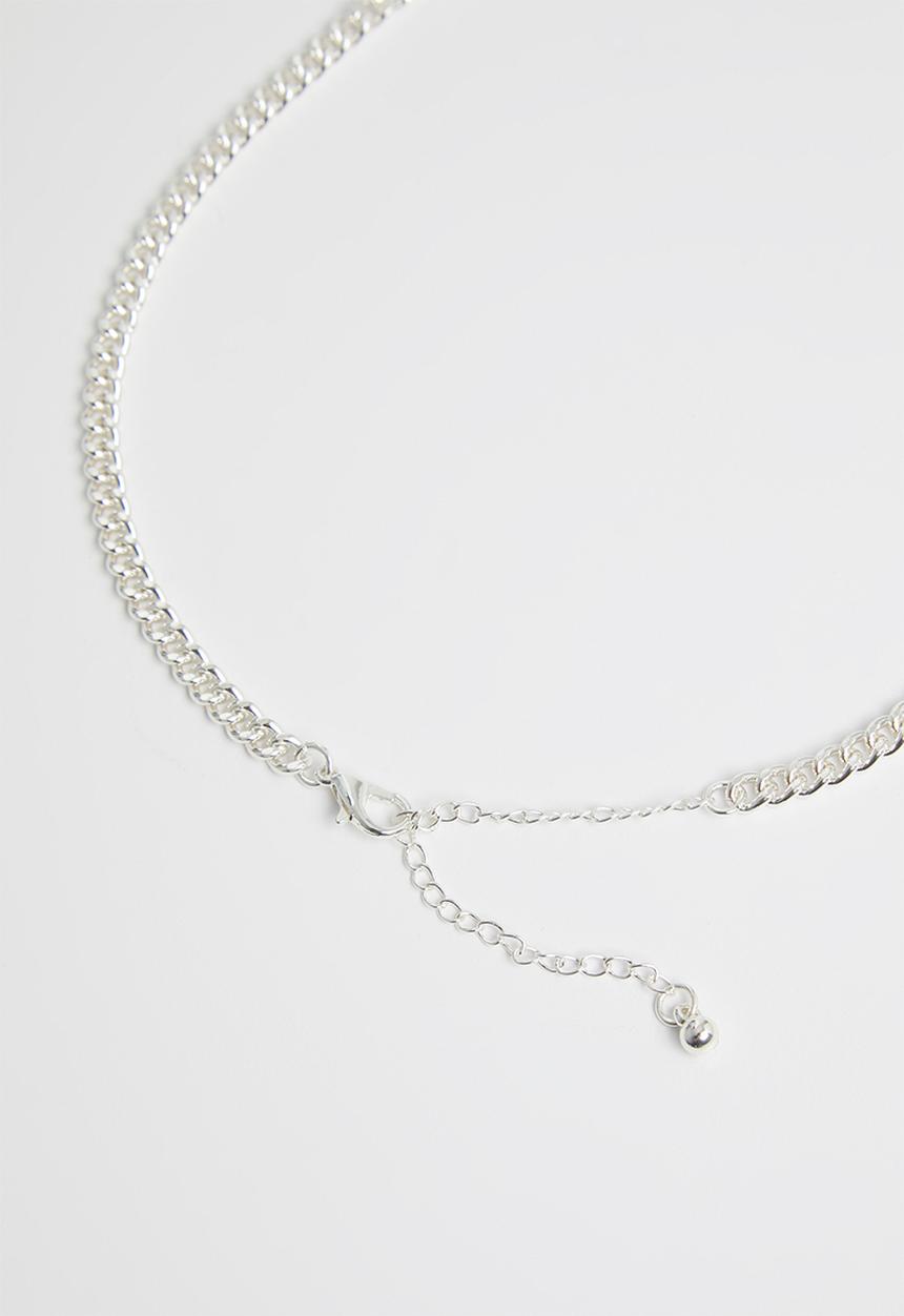 Rubi - Treasures single chain necklace - silver 
