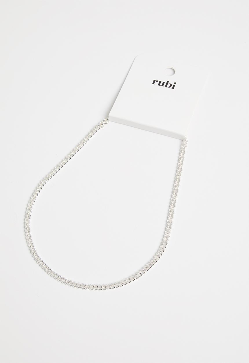 Rubi - Treasures single chain necklace - silver 