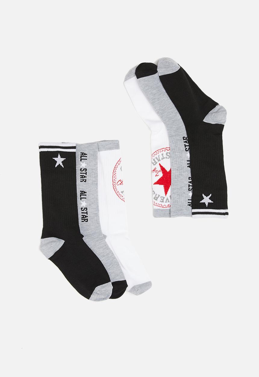 Converse - Chn cnvs ctp high crew 3 pack - multi