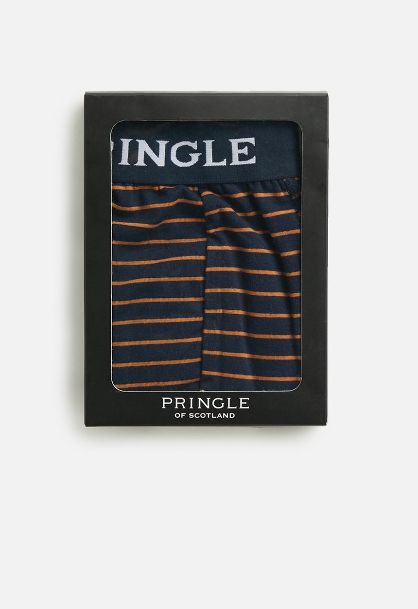Pringle of Scotland - Odie boxer - mustard & navy