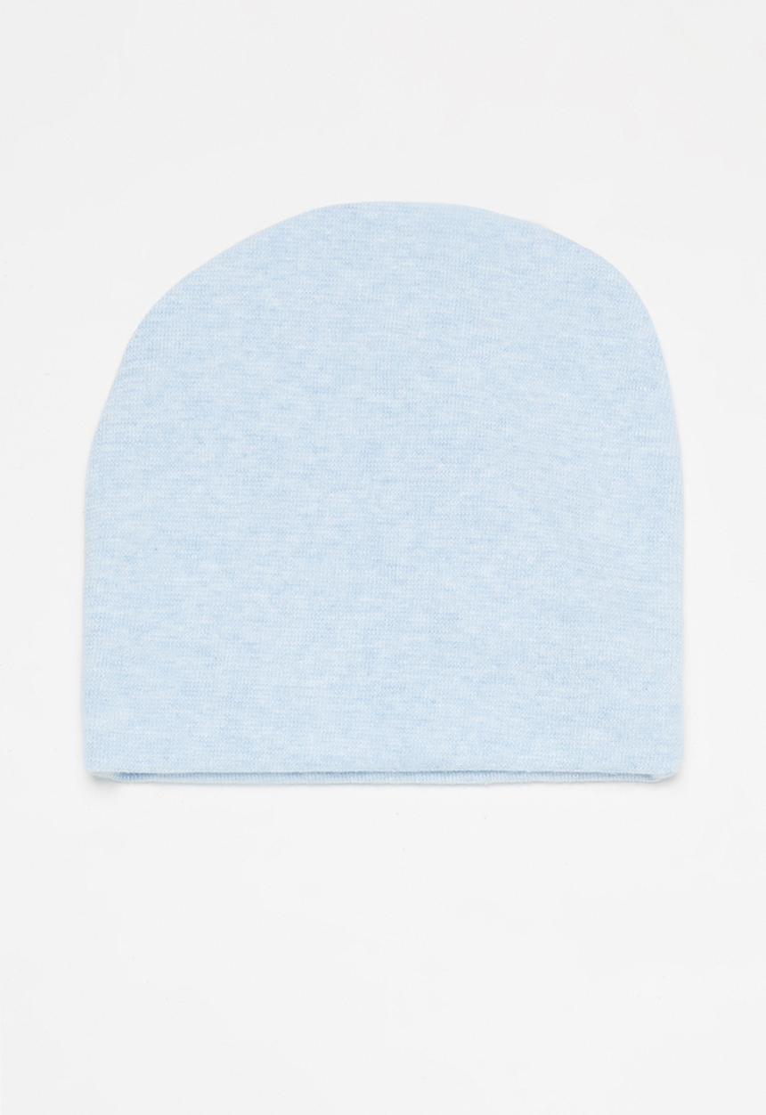 Pop Candy - 2 Pack stripe beanie - blue & white 
