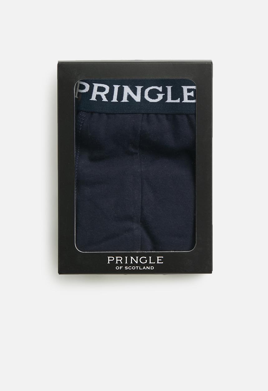 Pringle of Scotland - Newton boxer - navy & orange